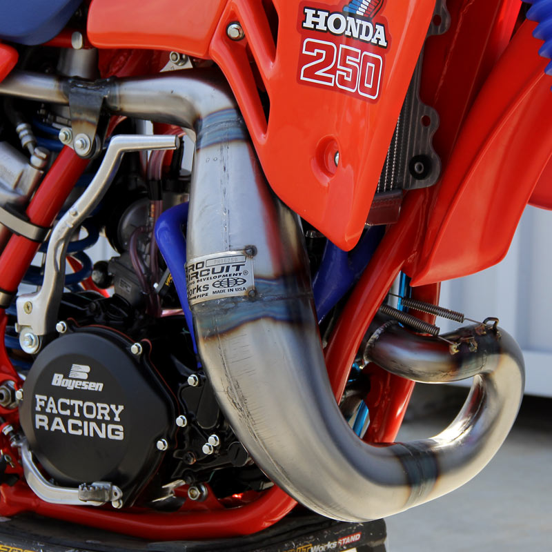 Works Pipe CR250R '86