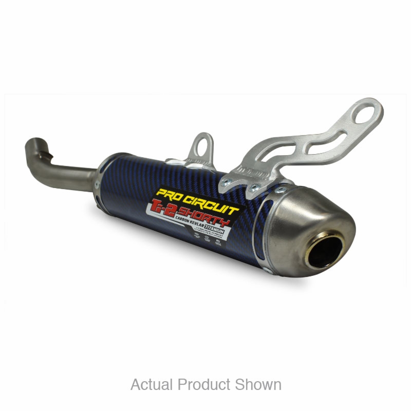 YZ250 PRO CIRCUIT サイレンサー Ti-2 Shorty Ti/Blue Kevlar Silencer YZ250 '03-25