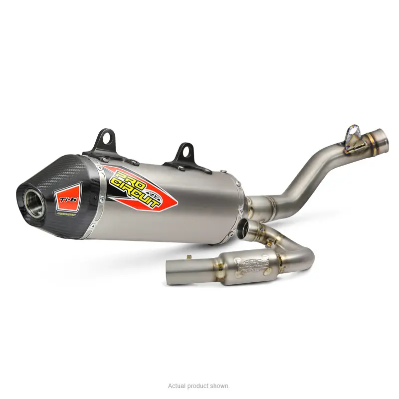 TI-6 SYSTEM W/CARBON END CAP, KTM250SX-F '13-15, HUSQVARNA FC250 '14-15