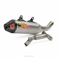 TI-6 TITANIUM SYSTEM W/CARBON END-CAP, KTM 450 SX19-22 /HUSQVARNA FC 450 19-22 , F.E. 2018