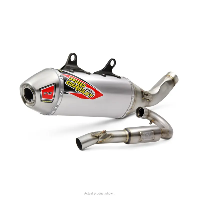 T-6 STAINLESS SYSTEM W/REMOVABLE SPARK ARRESTOR KTM 350SX-F '19-22