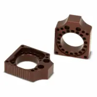 Tusk Aluminum Axle Blocks In Blue For WR250F WR250R WR450F YZ125 YZ250 YZ250F YZ450F