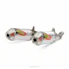 T-6 STAINLESS DUAL SLIP-ON,  CRF450R '19-20