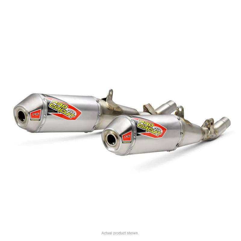 T-6 STAINLESS SLIP-ON W/REMOVABLE SPARK ARRESTOR CRF250R/RX 2020-'21