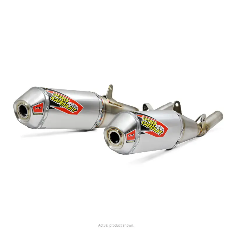 T-6 STAINLESS SLIP-ON W/REMOVABLE SPARK ARRESTOR CRF250 18-19