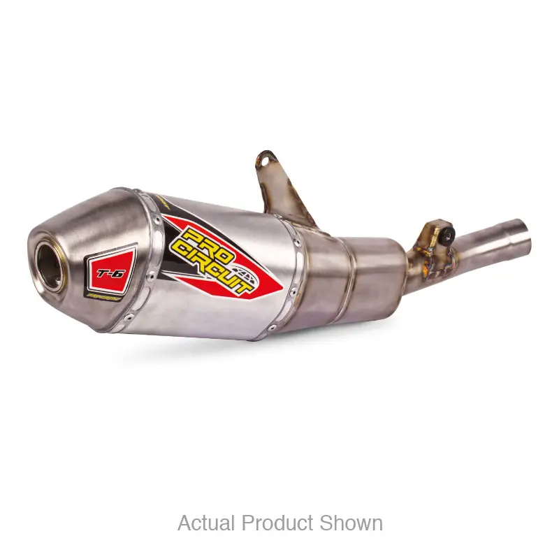 T-6 STAINLESS SLIP-ON,  CRF250R/RX '2025
