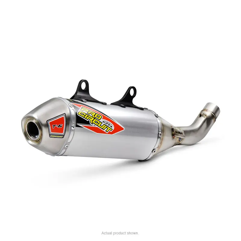 T-6 STAINLESS SLIP-ON W/REMOVABLE SPARK ARRESTOR, KTM SX 19-22 /HUSQVARNA FC 450 19-22 , F.E. 2018