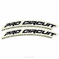 P/C.COM FENDER DECALS (PAIR), BLACK