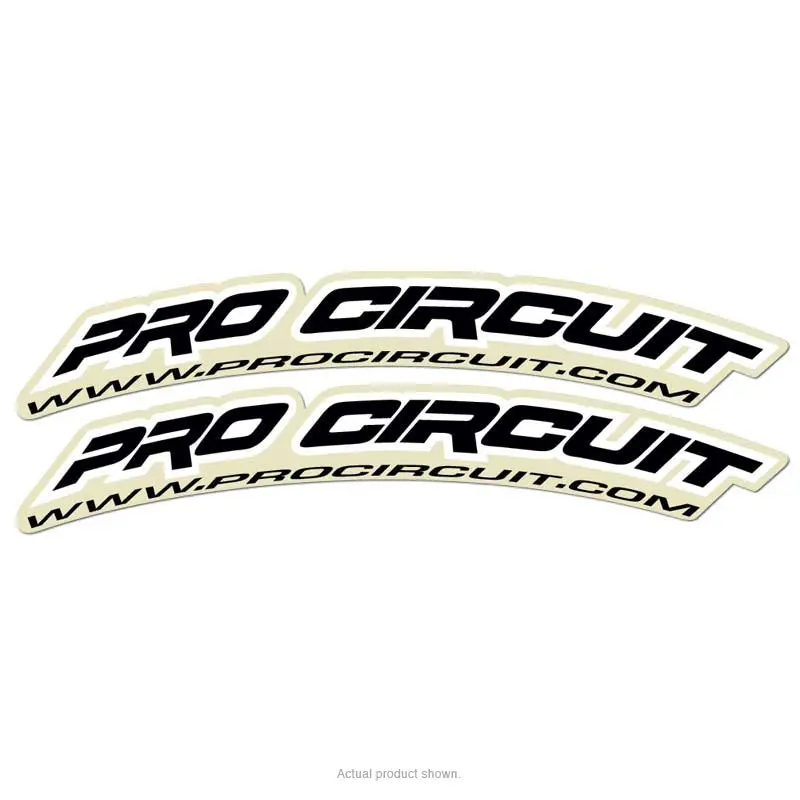 P/C.COM MINI FENDER DECALS (PAIR), BLACK