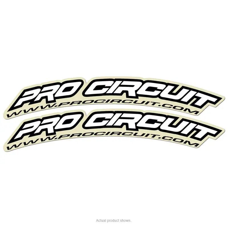 P/C.COM FENDER DECALS (PAIR), WHITE