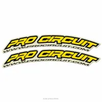 P/C.COM FENDER DECALS (PAIR), YELLOW