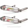 T-4 DUAL SLIP-ON SILENCERS W/MIDPIPE, CRF250R '06
