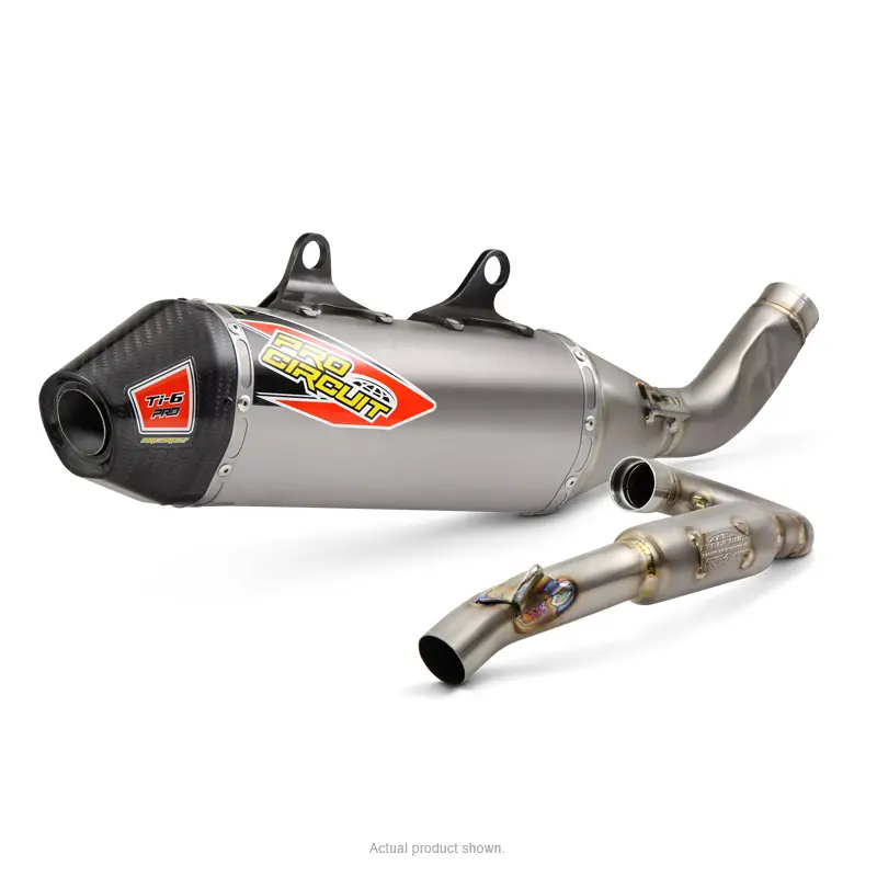 TI-6 PRO TITANIUM SYSTEM W/CARBON END CAP KTM250SXF 2019-22