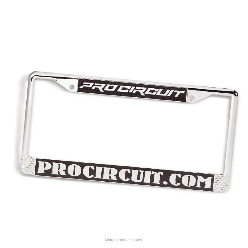 LICENSE PLATE FRAME, CHROME