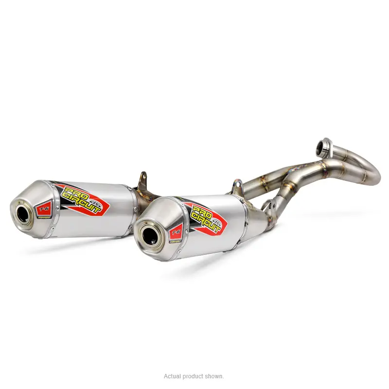 T-6 STAINLESS DUAL SYSTEM, CRF450R '19-20
