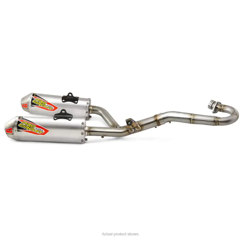 T-6 STAINLESS DUAL SYSTEM, CRF450R '15-16