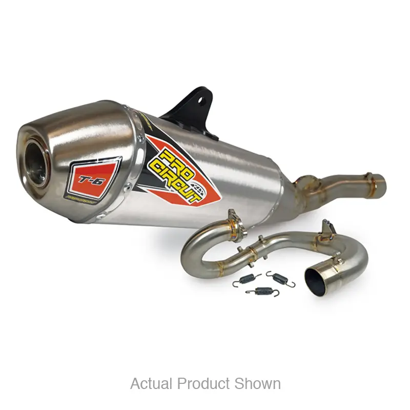 T-6 STAINLESS SYSTEM, YZ450F/X '23-25