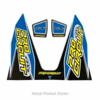 REPLACEMENT TI-6 WRAP AND END CAP DECAL LIGHT BLUE