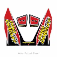 REPLACEMENT T-6 WRAP AND END CAP DECAL RED