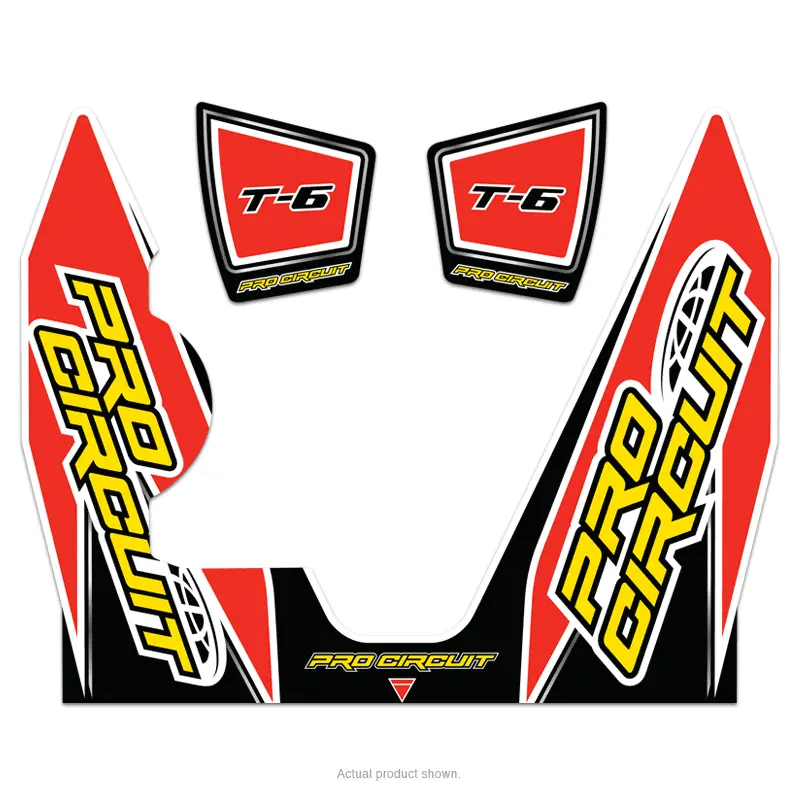 REPLACEMENT T-6 WRAP AND END CAP DECAL YZ450F