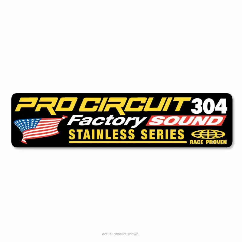 304 Factory Sound Silencer Decal
