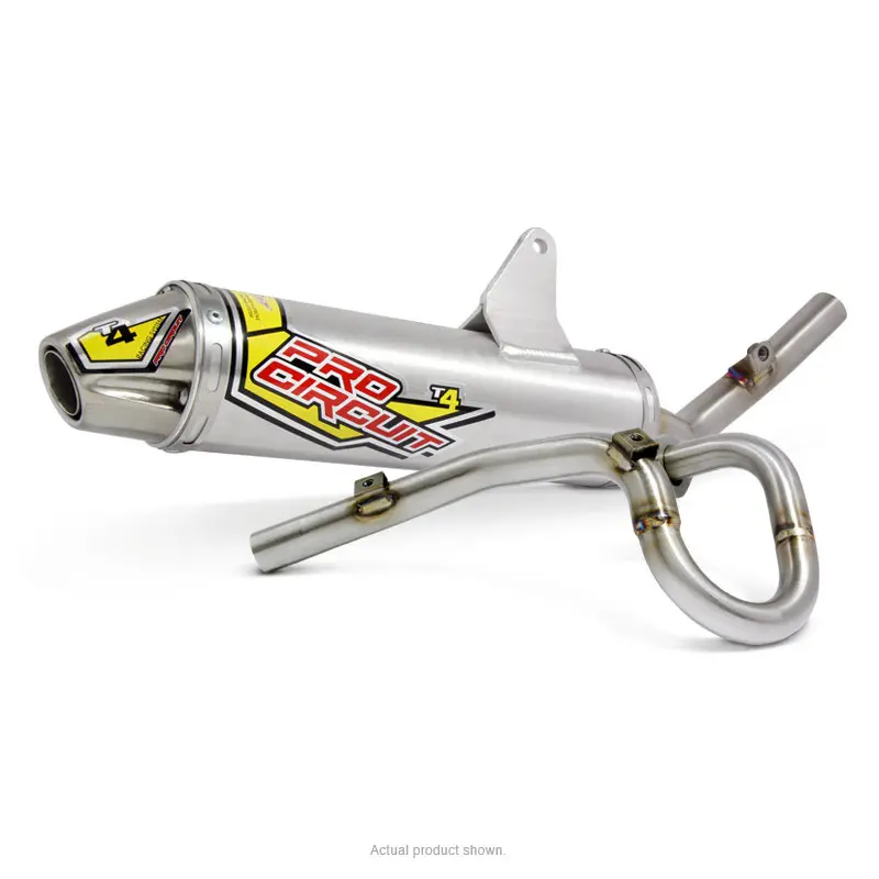 T-4 STAINLESS SYSTEM, KLX140 '08-20