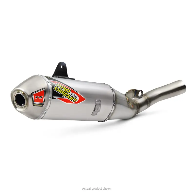 T-6 STAINLESS SLIP-ON W/REMOVABLE SPARK ARRESTOR, YZ450F '20-22
