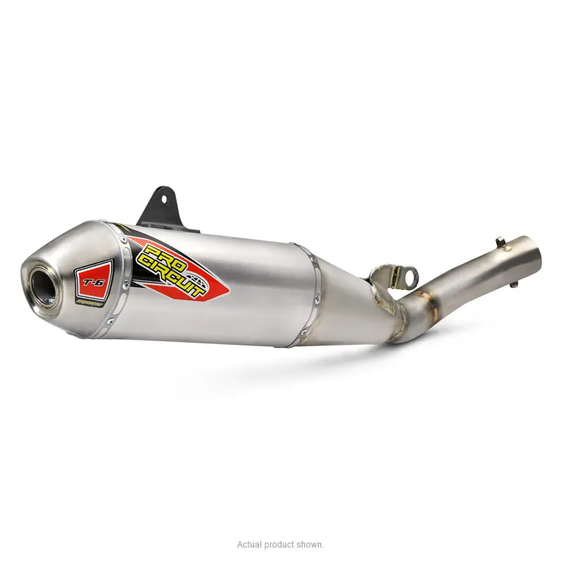 T-6 STAINLESS SLIP-ON W/REMOVABLE SPARK ARRESTOR, YZ450F '18-19