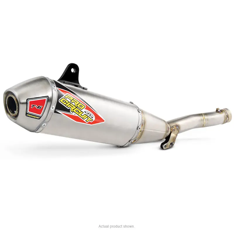 T-6 STAINLESS SLIP-ON W/REMOVABLE SPARK ARRESTOR, YZ450F '14-17