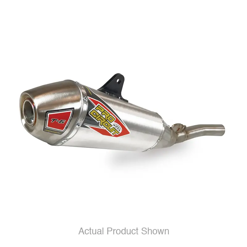 T-6 STAINLESS SLIP-ON W/REMOVABLE SPARK ARRESTOR, YZ450F/X '20-25