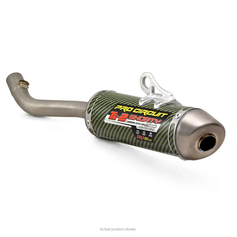 RV TI-2 R304 TI/KEVLAR SILENCER, YZ125 '02-21