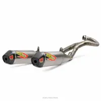 TI-6 PRO DUAL TITANIUM SYSTEM W/CARBON END CAPS, CRF450R '19-20