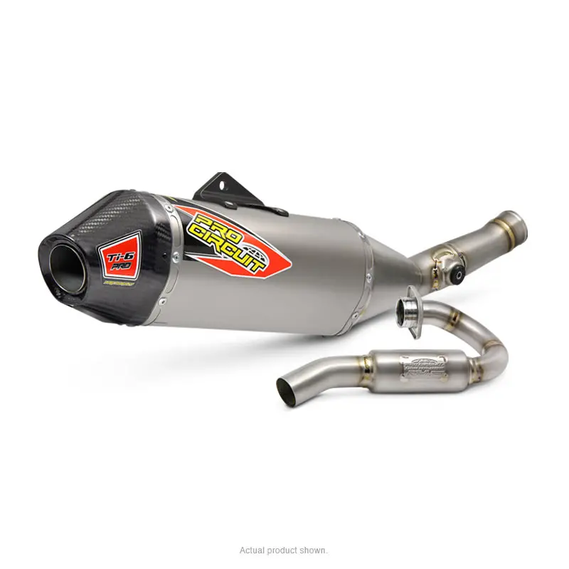 TI-6 PRO TITANIUM SYSTEM W/CARBON END CAP, KX450F '16-18
