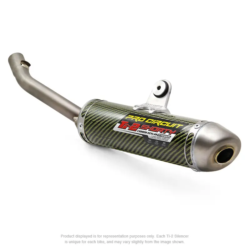 TI-2 TI/KEVLAR R-304 SILENCER, KTM125/150SX '19-22