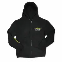 RACER ZIP HOODY BLK SM