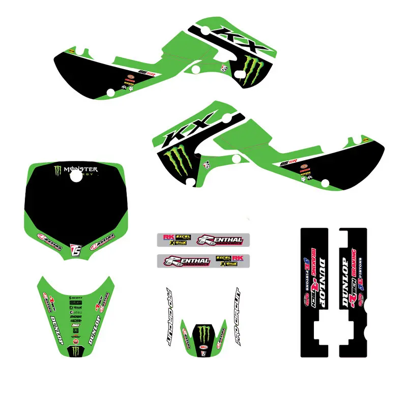 Team Monster Energy Graphics Kits