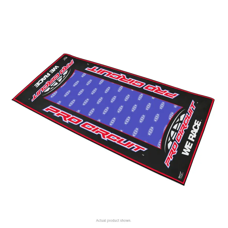 PRO CIRCUIT PIT RUG RED/BLUE MINI BIKE
