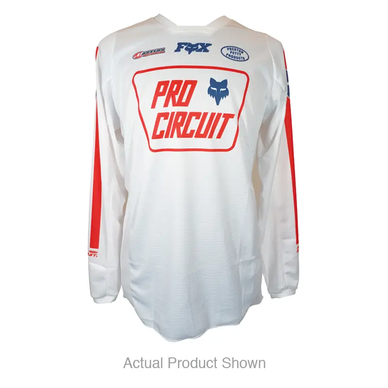 PRO CIRCUIT 180 JERSEY WHT SM
