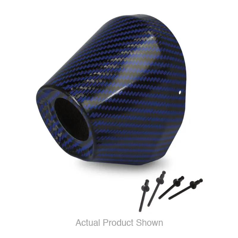 2024 BLUE CARBON END CAP 4.5"  HOLE 1 1/2