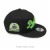 PC BLACK NEON GREEN HAT