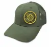 PC CHECKED GLOBE HAT OLIVE