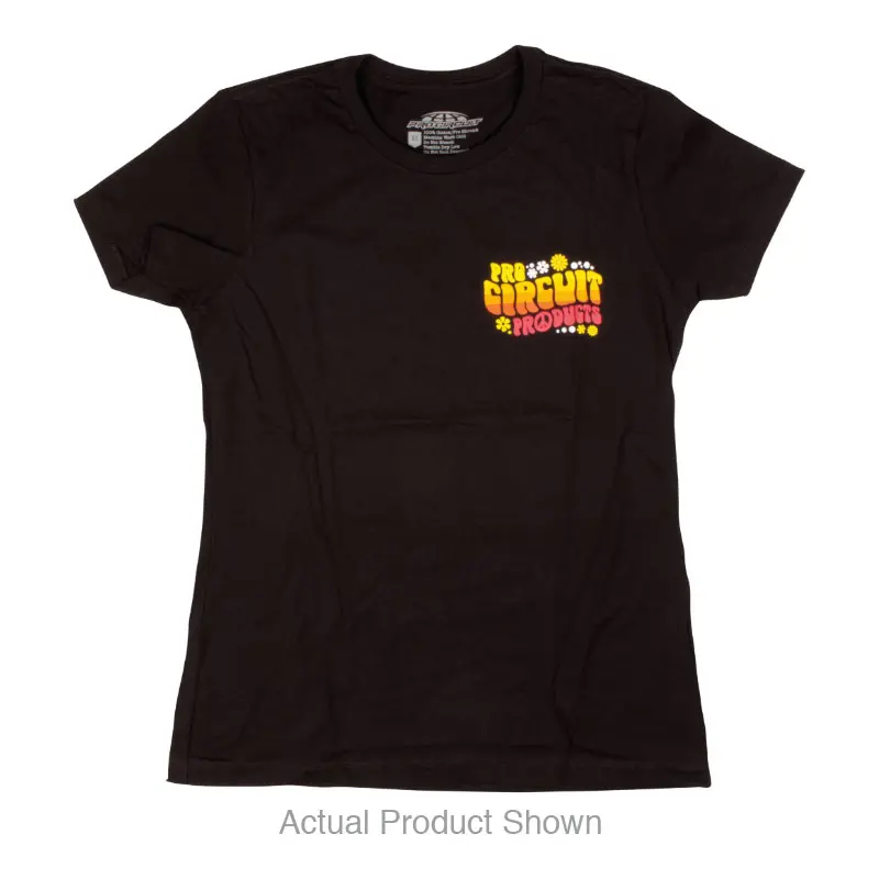 PRO CIRCUIT GROOVY LADIES TEE LG