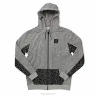 P/C STATIC ZIP HOODY SWEATSHIRT, LARGE