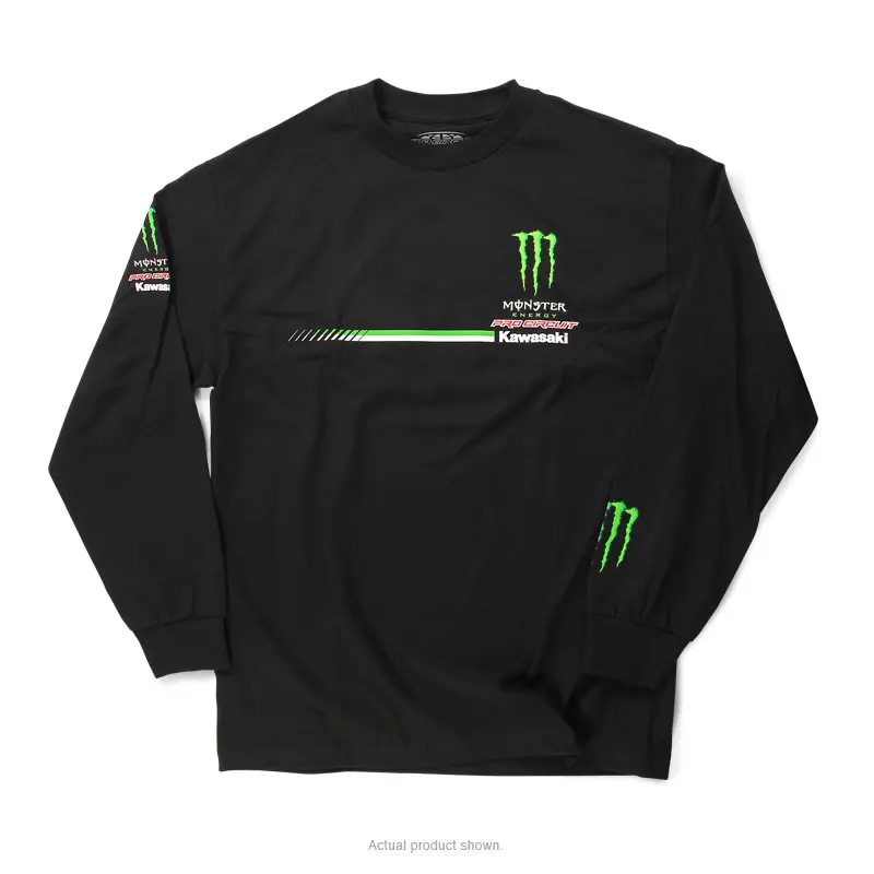 2016 P/C-MONSTER RACE TEAM LONG SLEEVE LOGO T/S, LARGE