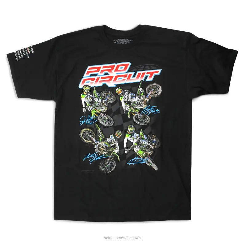 2018 PRO CIRCUIT RIDER T-SHIRT BLK MD