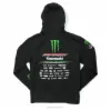2016 P/C-MONSTER TEAM LOGO ZIP HOODY, MEDIUM