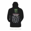 P/C-MONSTER TEAM LOGO ZIP HOODY, MEDIUM