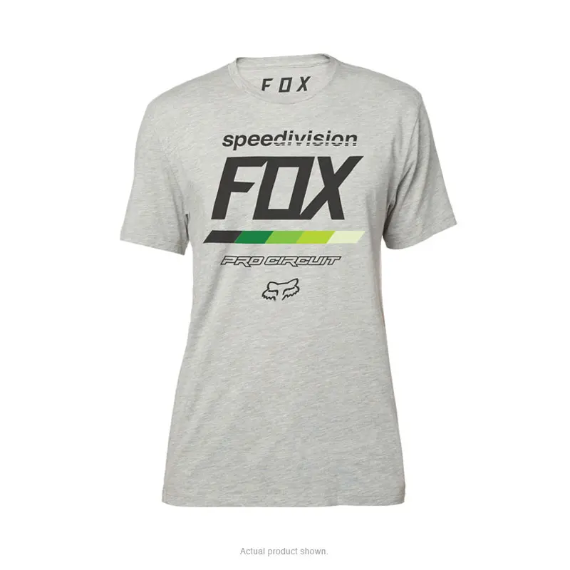 FOX PC DRAFTR SS PREMIUM TEE [HTR GRY] 2X