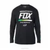 FOX PC DRAFTR LS TEE BLK 2X