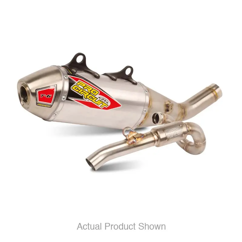 T-6 STAINLESS SYSTEM W/REMOVABLE SPARK ARRESTOR,TRIUMPH 250, '2025